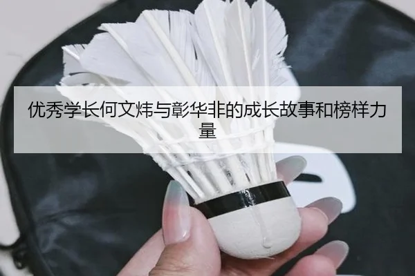 优秀学长何文炜与彰华非的成长故事和榜样力量 | LEYUSPORTS